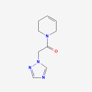 B2831397 1-(3,6-Dihydro-2H-pyridin-1-yl)-2-(1,2,4-triazol-1-yl)ethanone CAS No. 2379986-12-4