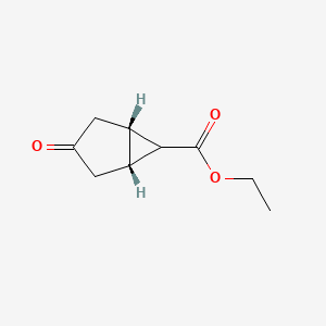 molecular formula C9H12O3 B2831409 ethyl rel-(1R,5S,6s)-3-oxobicyclo[3.1.0]hexane-6-carboxylate CAS No. 1312536-44-9