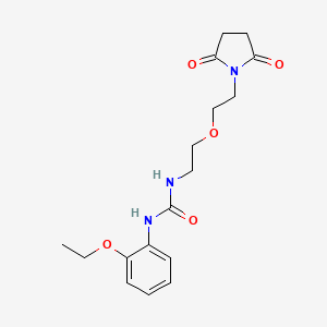 1-(2-(2-(2,5-Dioxopyrrolidin-1-yl)ethoxy)ethyl)-3-(2-ethoxyphenyl)urea