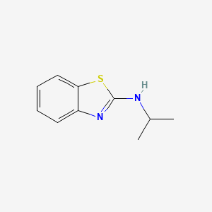 molecular formula C10H12N2S B2831548 N-Isopropyl-1,3-benzothiazol-2-amine CAS No. 28291-71-6