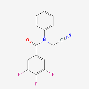 N-(Cyanomethyl)-3,4,5-trifluoro-N-phenylbenzamide