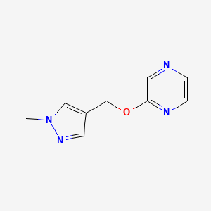 2-[(1-methyl-1H-pyrazol-4-yl)methoxy]pyrazine