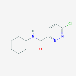 molecular formula C11H14ClN3O B2831618 6-chloro-N-cyclohexylpyridazine-3-carboxamide CAS No. 1179087-85-4