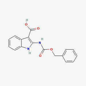2-(Benzyloxycarbonylamino)indole-3-carboxylic acid