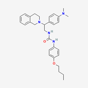 1-(4-butoxyphenyl)-3-(2-(3,4-dihydroisoquinolin-2(1H)-yl)-2-(4-(dimethylamino)phenyl)ethyl)urea