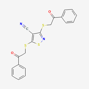 molecular formula C20H14N2O2S3 B2831672 BUTTPARK 59\\40-24 CAS No. 24134-79-0