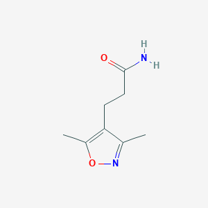 molecular formula C8H12N2O2 B2831728 3-(3,5-Dimethylisoxazol-4-yl)propanamide CAS No. 912763-85-0