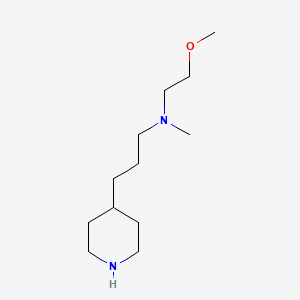molecular formula C12H26N2O B2831749 (2-Methoxyethyl)(methyl)[3-(piperidin-4-yl)propyl]amine CAS No. 1250137-62-2