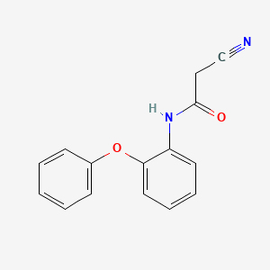molecular formula C15H12N2O2 B2831752 2-cyano-N-(2-phenoxyphenyl)acetamide CAS No. 380342-42-7