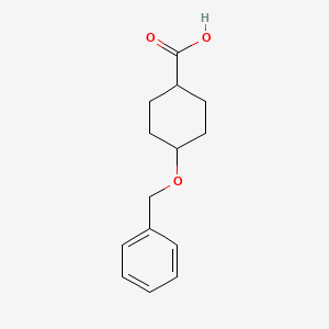 molecular formula C14H18O3 B2831775 4-(Benzyloxy)cyclohexanecarboxylic acid CAS No. 66500-40-1