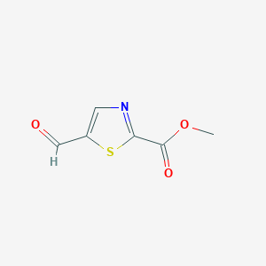 molecular formula C6H5NO3S B2831807 Methyl 5-formyl-1,3-thiazole-2-carboxylate CAS No. 1654755-04-0