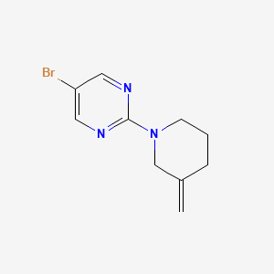 molecular formula C10H12BrN3 B2831828 5-Bromo-2-(3-methylidenepiperidin-1-yl)pyrimidine CAS No. 2028446-74-2