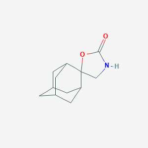 molecular formula C12H17NO2 B028319 Spiro[1,3-oxazolidine-5,2'-adamantane]-2-one CAS No. 104822-33-5