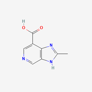 molecular formula C8H7N3O2 B2831925 2-methyl-1H-imidazo[4,5-c]pyridine-7-carboxylic acid CAS No. 1783316-61-9