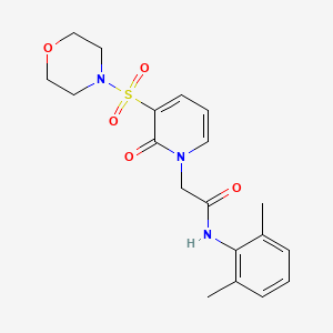 molecular formula C19H23N3O5S B2831992 N-(2,6-dimethylphenyl)-2-(3-(morpholinosulfonyl)-2-oxopyridin-1(2H)-yl)acetamide CAS No. 1251548-17-0
