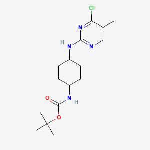 tert-Butyl (4-((4-chloro-5-methylpyrimidin-2-yl)amino)cyclohexyl)carbamate