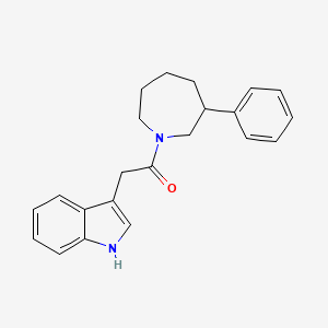 2-(1H-indol-3-yl)-1-(3-phenylazepan-1-yl)ethanone