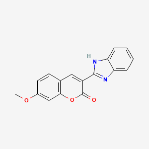 3-(1H-1,3-benzodiazol-2-yl)-7-methoxy-2H-chromen-2-one