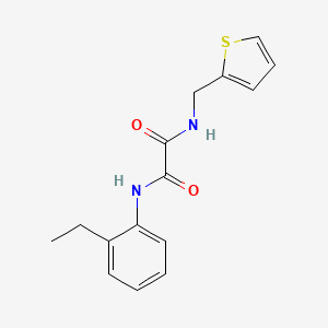 molecular formula C15H16N2O2S B2832144 N-(2-ethylphenyl)-N'-(thiophen-2-ylmethyl)ethanediamide CAS No. 499111-41-0