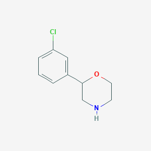 molecular formula C10H12ClNO B2832147 2-(3-Chlorophenyl)morpholine CAS No. 61151-63-1