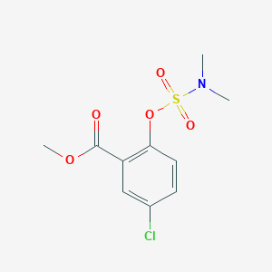 Methyl 5-chloro-2-{[(dimethylamino)sulfonyl]oxy}benzenecarboxylate