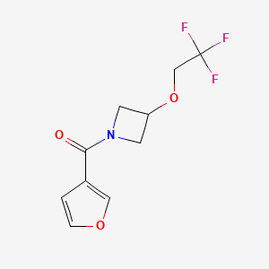 Furan-3-yl(3-(2,2,2-trifluoroethoxy)azetidin-1-yl)methanone