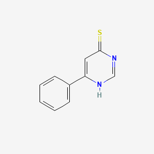 molecular formula C10H8N2S B2832225 6-Phenylpyrimidine-4-thiol CAS No. 887345-26-8