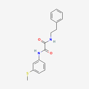 molecular formula C17H18N2O2S B2832242 N1-(3-(methylthio)phenyl)-N2-phenethyloxalamide CAS No. 941998-65-8