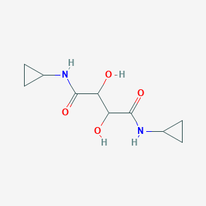 molecular formula C10H16N2O4 B2832285 n1,n4-Dicyclopropyl-2,3-dihydroxysuccinamide CAS No. 1053232-56-6