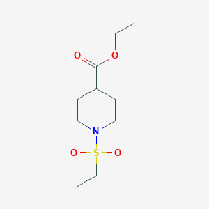 molecular formula C10H19NO4S B2832359 Ethyl 1-(ethylsulfonyl)piperidine-4-carboxylate CAS No. 832118-87-3