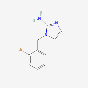 molecular formula C10H10BrN3 B2832403 1-(2-Bromobenzyl)-1H-imidazol-2-amine CAS No. 1184269-43-9