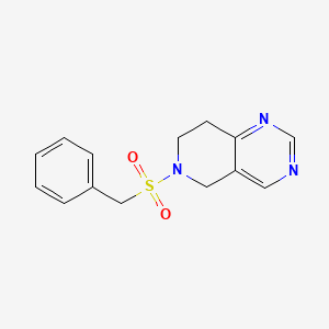 B2832414 6-(Benzylsulfonyl)-5,6,7,8-tetrahydropyrido[4,3-d]pyrimidine CAS No. 1797894-74-6