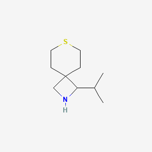 molecular formula C10H19NS B2832455 1-Isopropyl-7-thia-2-azaspiro[3.5]nonane CAS No. 2138059-47-7