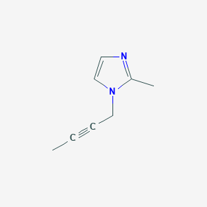 molecular formula C8H10N2 B2832645 1-(But-2-yn-1-yl)-2-methyl-1h-imidazole CAS No. 1340152-05-7