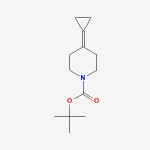 molecular formula C13H21NO2 B2832789 Tert-butyl 4-cyclopropylidenepiperidine-1-carboxylate CAS No. 1395924-16-9