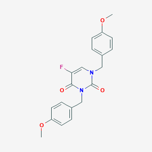 molecular formula C20H19FN2O4 B028329 1,3-Bis(4-methoxybenzyl)-5-fluorouracil CAS No. 897304-05-1