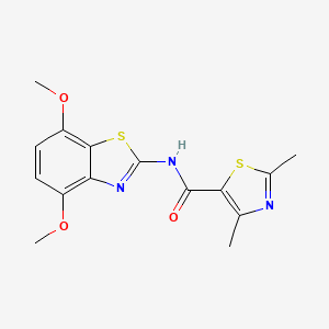 N-(4,7-dimethoxybenzo[d]thiazol-2-yl)-2,4-dimethylthiazole-5-carboxamide