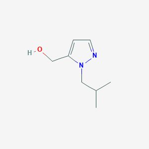 B2832967 [2-(2-Methylpropyl)pyrazol-3-yl]methanol CAS No. 1236366-12-3; 1785108-68-0