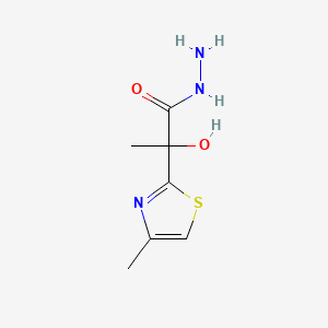 2-Hydroxy-2-(4-methylthiazol-2-yl)propanehydrazide