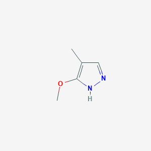 molecular formula C5H8N2O B2832979 3-methoxy-4-methyl-1H-pyrazole CAS No. 1533442-13-5