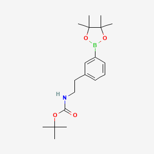 Tert-butyl 3-(4,4,5,5-tetramethyl-1,3,2-dioxaborolan-2-YL)phenethylcarbamate