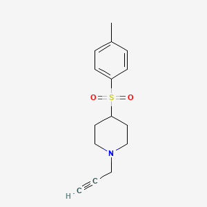 4-(4-Methylphenyl)sulfonyl-1-prop-2-ynylpiperidine