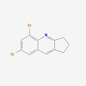 molecular formula C12H9Br2N B2833010 5,7-dibromo-2,3-dihydro-1H-cyclopenta[b]quinoline CAS No. 861206-23-7