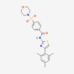 N-(4-mesitylthiazol-2-yl)-4-(morpholinosulfonyl)benzamide