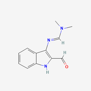N'-(2-formyl-1H-indol-3-yl)-N,N-dimethylimidoformamide