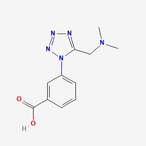 3-(5-Dimethylaminomethyl-tetrazol-1-yl)-benzoic acid