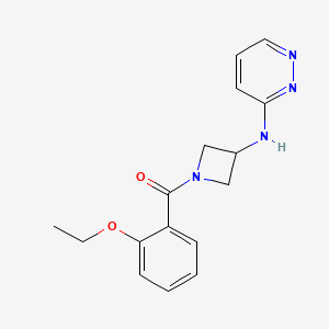 N-[1-(2-ethoxybenzoyl)azetidin-3-yl]pyridazin-3-amine