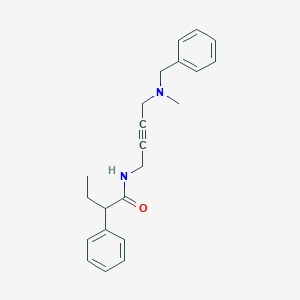 N-(4-(benzyl(methyl)amino)but-2-yn-1-yl)-2-phenylbutanamide