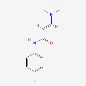 3-(dimethylamino)-N-(4-fluorophenyl)acrylamide