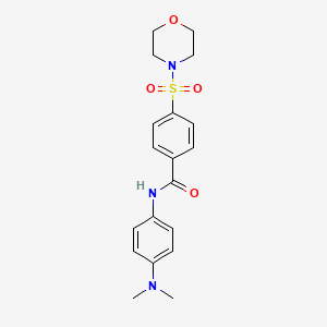 N-(4-(dimethylamino)phenyl)-4-(morpholinosulfonyl)benzamide
